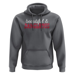 Beautiful Dangerous Strong Women Female Military Hoodie TS09 Charcoal Print Your Wear