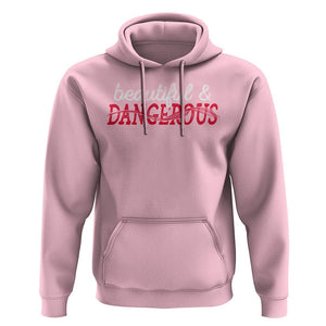 Beautiful Dangerous Strong Women Female Military Hoodie TS09 Light Pink Print Your Wear