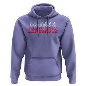 Beautiful Dangerous Strong Women Female Military Hoodie TS09 Violet Print Your Wear