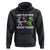 Funny US Space Force Hoodie Army Astronaut vs Alien TS09 Black Print Your Wear