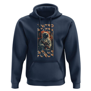 Funny US Space Force Army Astronaut Hoodie TS09 Navy Print Your Wear