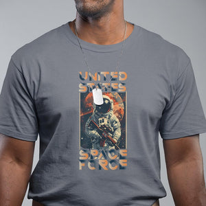 Funny US Space Force Army Astronaut T Shirt TS09 Charcoal Print Your Wear