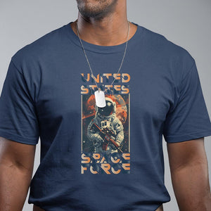 Funny US Space Force Army Astronaut T Shirt TS09 Navy Print Your Wear