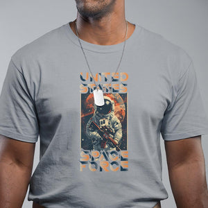 Funny US Space Force Army Astronaut T Shirt TS09 Sport Gray Print Your Wear