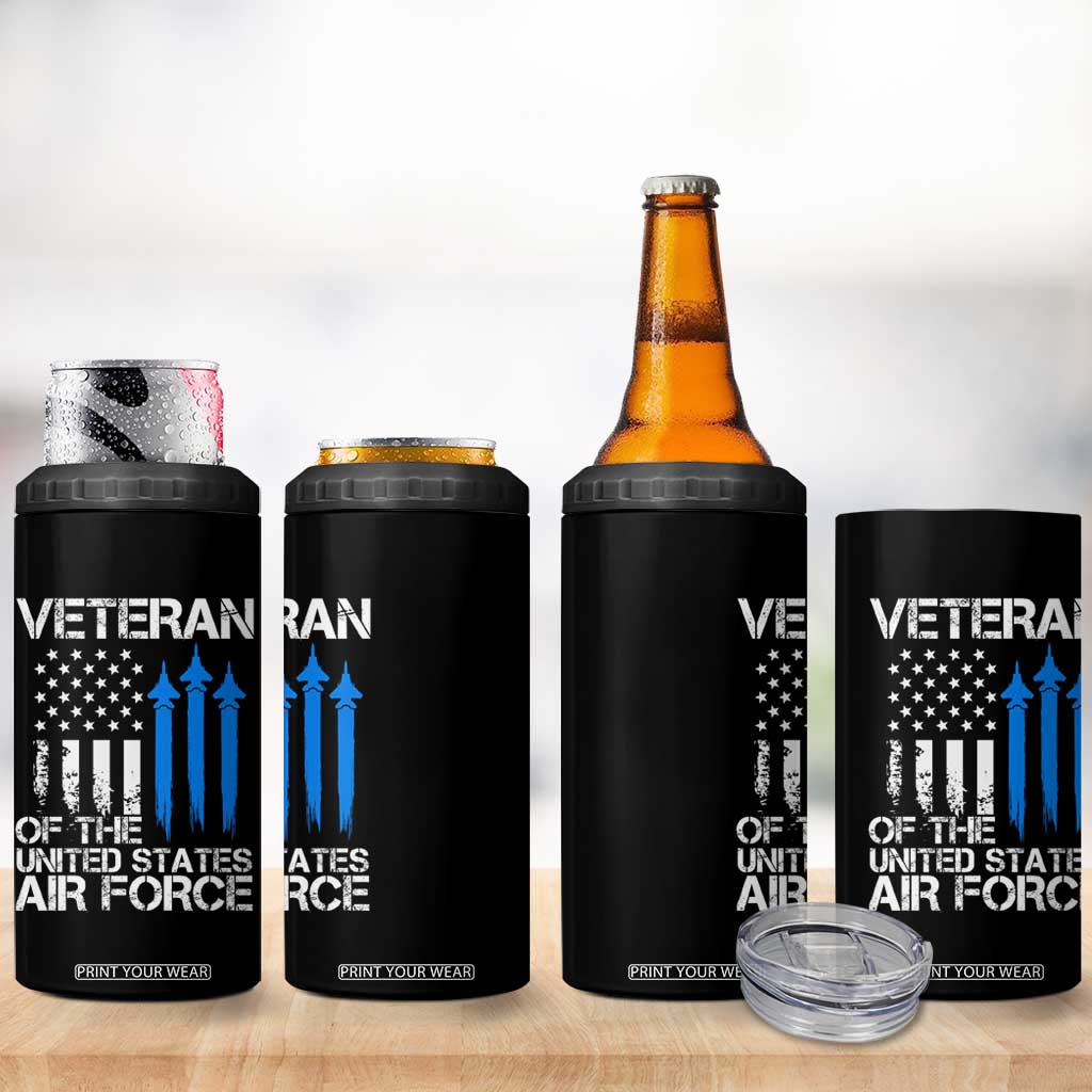 Veteran Of The United States Air Force 4 in 1 Can Cooler Tumbler TS09 Print Your Wear