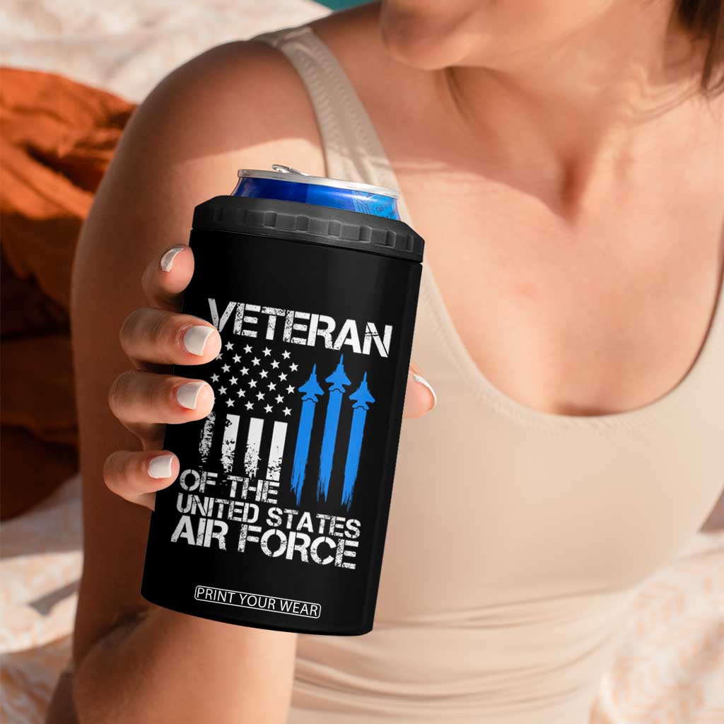 Veteran Of The United States Air Force 4 in 1 Can Cooler Tumbler TS09 Print Your Wear