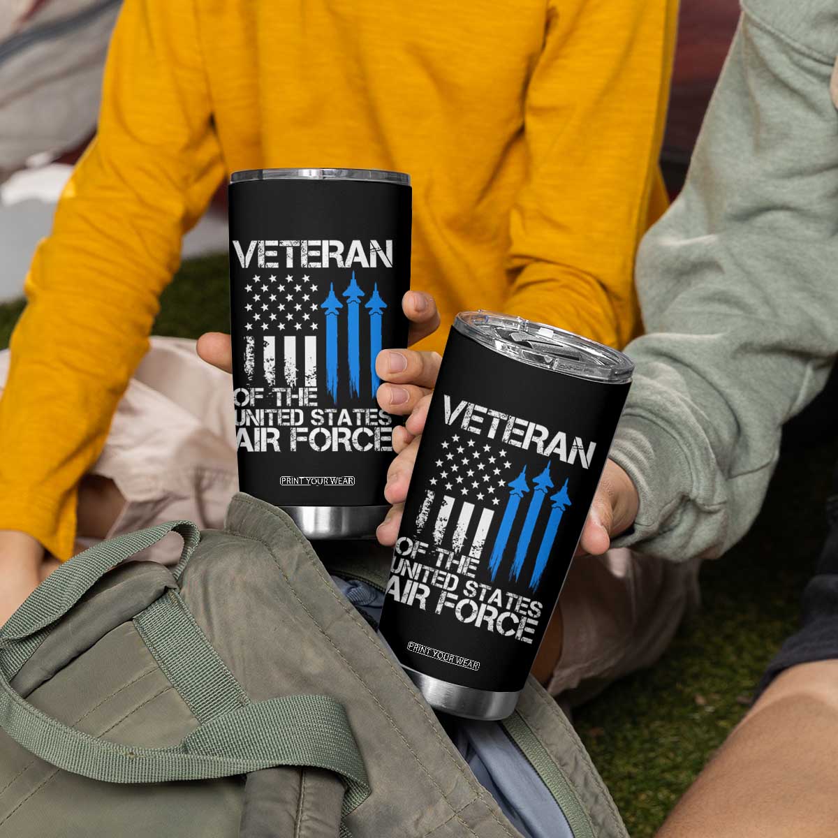 Veteran Of The United States Air Force Tumbler Cup TS09 Print Your Wear