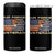Air Force Veteran 4 in 1 Can Cooler Tumbler American Flag Dog Tag TS09 One Size: 16 oz Black Print Your Wear