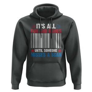 Funny Postal Worker Hoodie It's All Fun And Games Until Someone Misses A Scan TS09 Dark Heather Print Your Wear