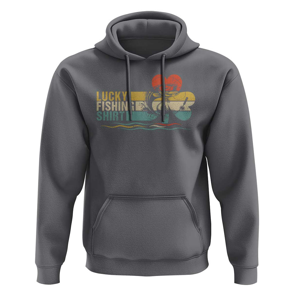 Funny Lucky Fishing Hoodie Do Not Wash Retro Fisherman TS09 Charcoal Print Your Wear