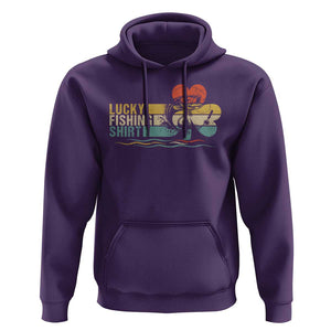 Funny Lucky Fishing Hoodie Do Not Wash Retro Fisherman TS09 Purple Print Your Wear