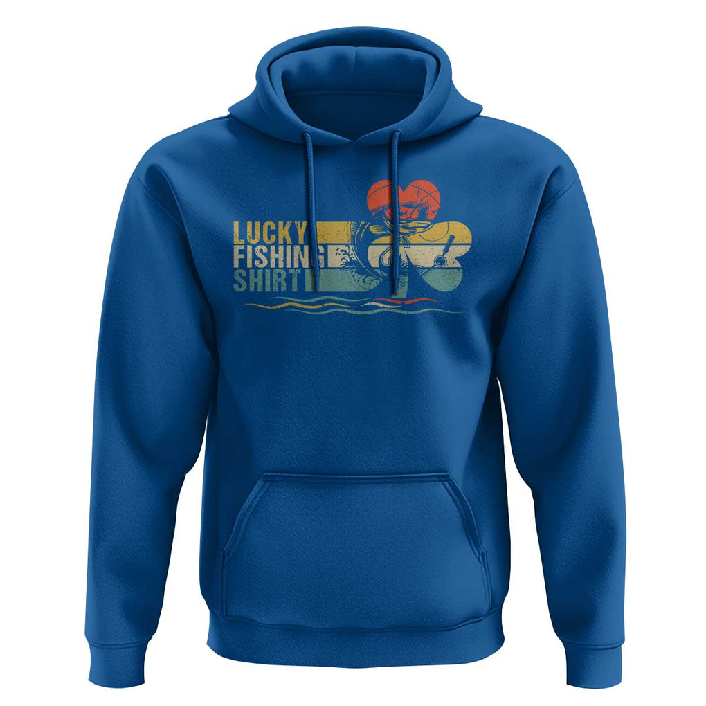 Funny Lucky Fishing Hoodie Do Not Wash Retro Fisherman TS09 Royal Blue Print Your Wear