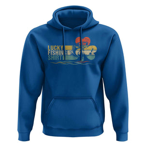 Funny Lucky Fishing Hoodie Do Not Wash Retro Fisherman TS09 Royal Blue Print Your Wear