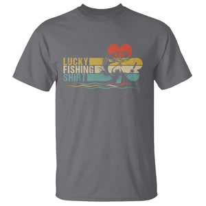 Funny Lucky Fishing T Shirt Do Not Wash Retro Fisherman TS09 Charcoal Print Your Wear