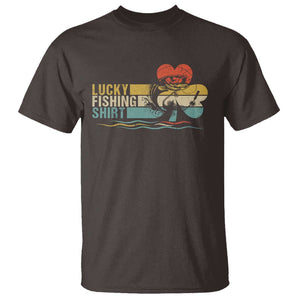 Funny Lucky Fishing T Shirt Do Not Wash Retro Fisherman TS09 Dark Chocolate Print Your Wear