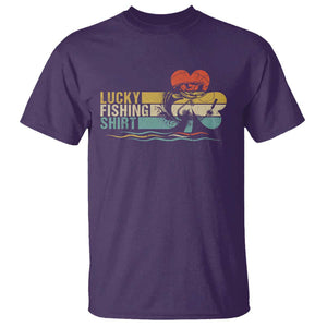 Funny Lucky Fishing T Shirt Do Not Wash Retro Fisherman TS09 Purple Print Your Wear