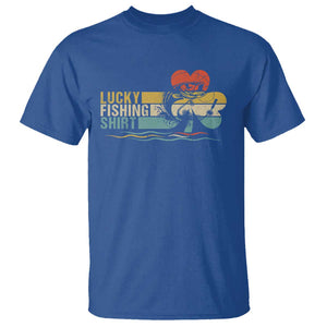 Funny Lucky Fishing T Shirt Do Not Wash Retro Fisherman TS09 Royal Blue Print Your Wear
