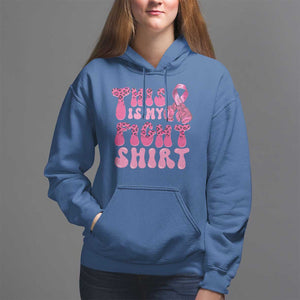 Breast Cancer Hoodie This Is My Fight Warrior Boxing Gloves TS09 Royal Blue Print Your Wear