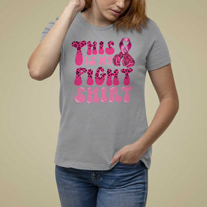 Breast Cancer T Shirt For Women This Is My Fight Warrior Boxing Gloves TS09 Sport Gray Print Your Wear