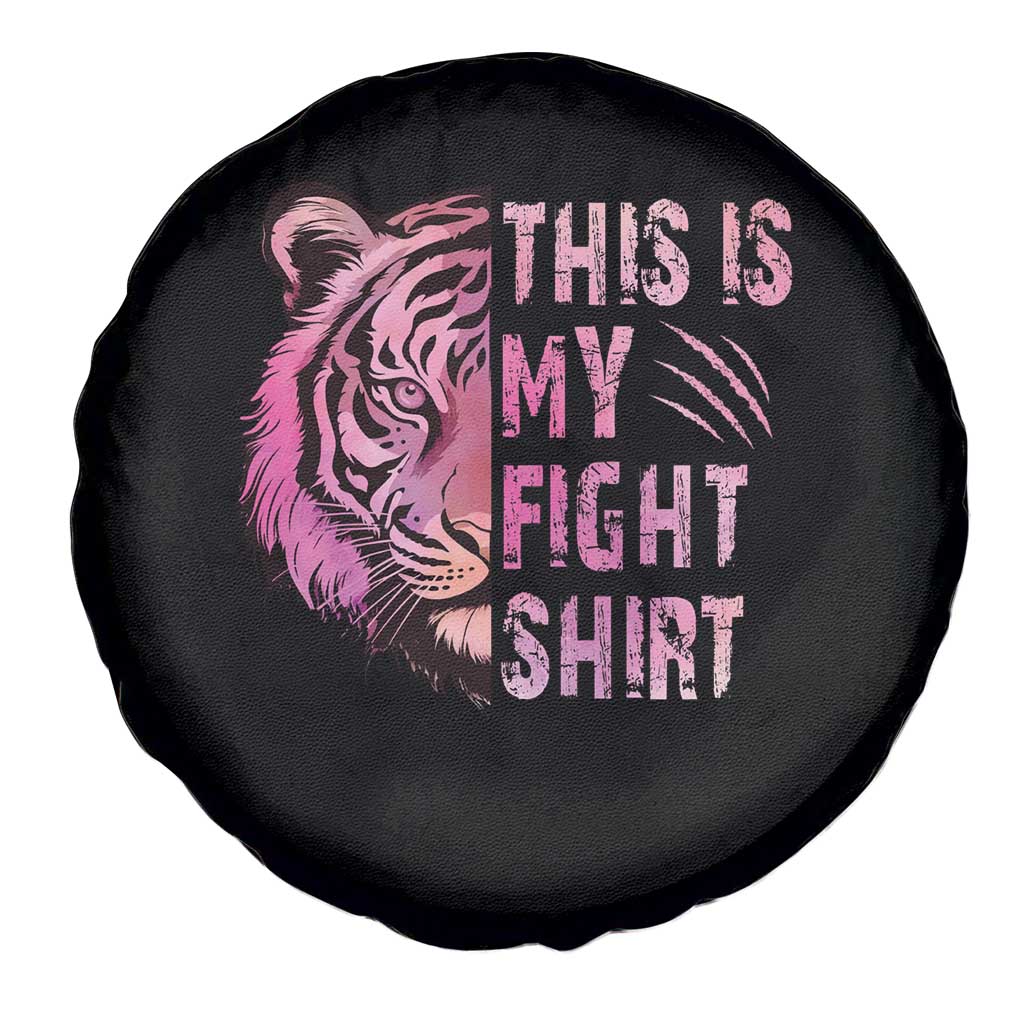 Breast Cancer Spare Tire Cover This Is My Fight Pink Tiger Warrior TS09 Print Your Wear