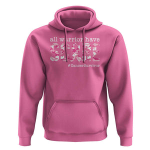 Breast Cancer Hoodie All Warriors Have Scars Millitary Camouflage TS09 Azalea Print Your Wear