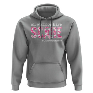 Breast Cancer Hoodie All Warriors Have Scars Millitary Camouflage TS09 Sport Gray Print Your Wear