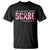 Breast Cancer T Shirt All Warriors Have Scars Millitary Camouflage TS09 Black Print Your Wear