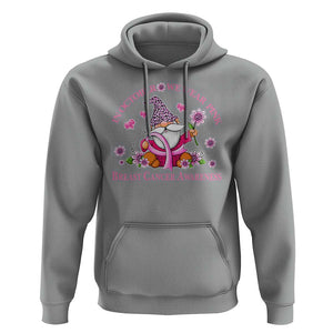 Breast Cancer Awareness Hoodie In October We Wear Pink Gnome TS09 Sport Gray Print Your Wear