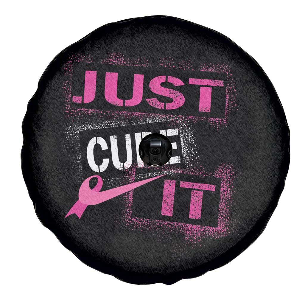 PInk Breast Cancer Spare Tire Cover Just Cure It TS09 Print Your Wear