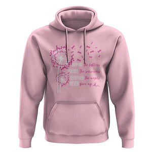 Breast Cancer Support The Fighters Hoodie Admire The Survivors Remember The Angels TS09 Light Pink Print Your Wear