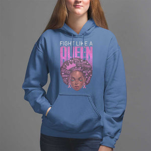 Pink Breast Cancer Warrior Hoodie Fight Like A Queen TS09 Royal Blue Print Your Wear