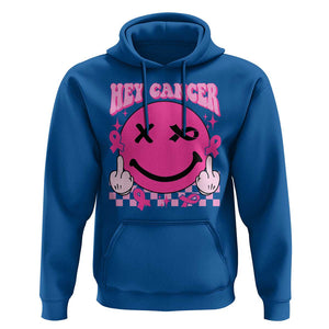 Funny Breast Cancer Hoodie Fuck Cancer Groovy TS09 Royal Blue Print Your Wear