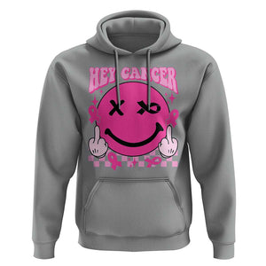 Funny Breast Cancer Hoodie Fuck Cancer Groovy TS09 Sport Gray Print Your Wear
