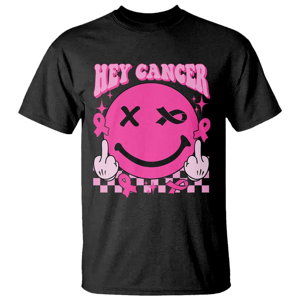 Funny Breast Cancer T Shirt Fuck Cancer Groovy TS09 Black Print Your Wear