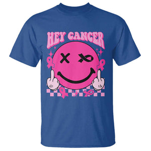 Funny Breast Cancer T Shirt Fuck Cancer Groovy TS09 Royal Blue Print Your Wear