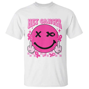 Funny Breast Cancer T Shirt Fuck Cancer Groovy TS09 White Print Your Wear
