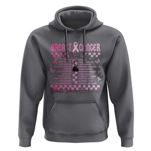 Breast Cancer The Fight Tour Hoodie TS09 Charcoal Print Your Wear