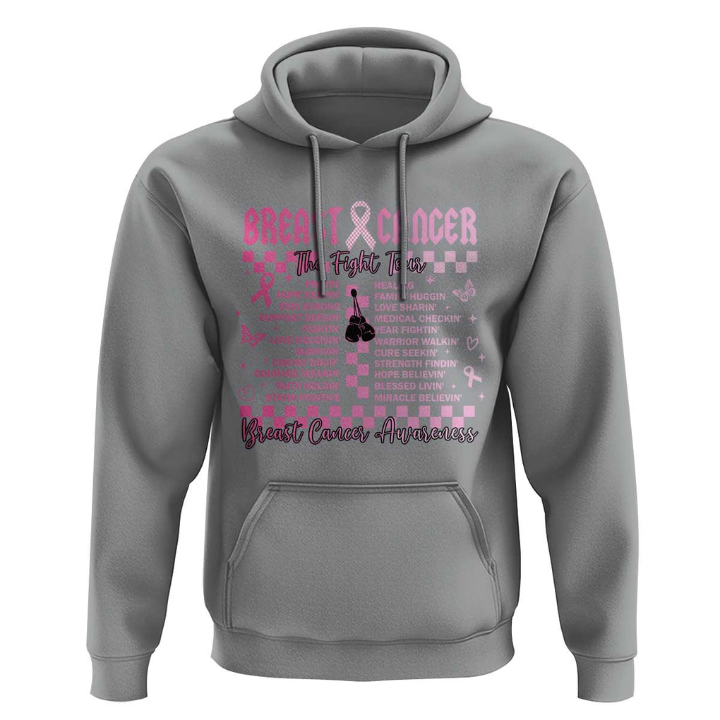 Breast Cancer The Fight Tour Hoodie TS09 Sport Gray Print Your Wear