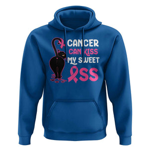 Funny Breast Cancer Hoodie Cancer Can Kiss My Sweet Ass Cool Cat TS09 Royal Blue Print Your Wear