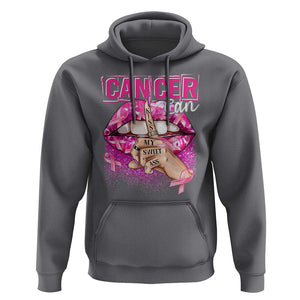 Breast Cancer Hoodie Cancer Can Kiss My Sweet Ass TS09 Charcoal Print Your Wear