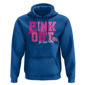 Breast Cancer Hoodie Pink Out Go Fight Win American Football TS09 Royal Blue Print Your Wear