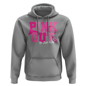 Breast Cancer Hoodie Pink Out Go Fight Win American Football TS09 Sport Gray Print Your Wear