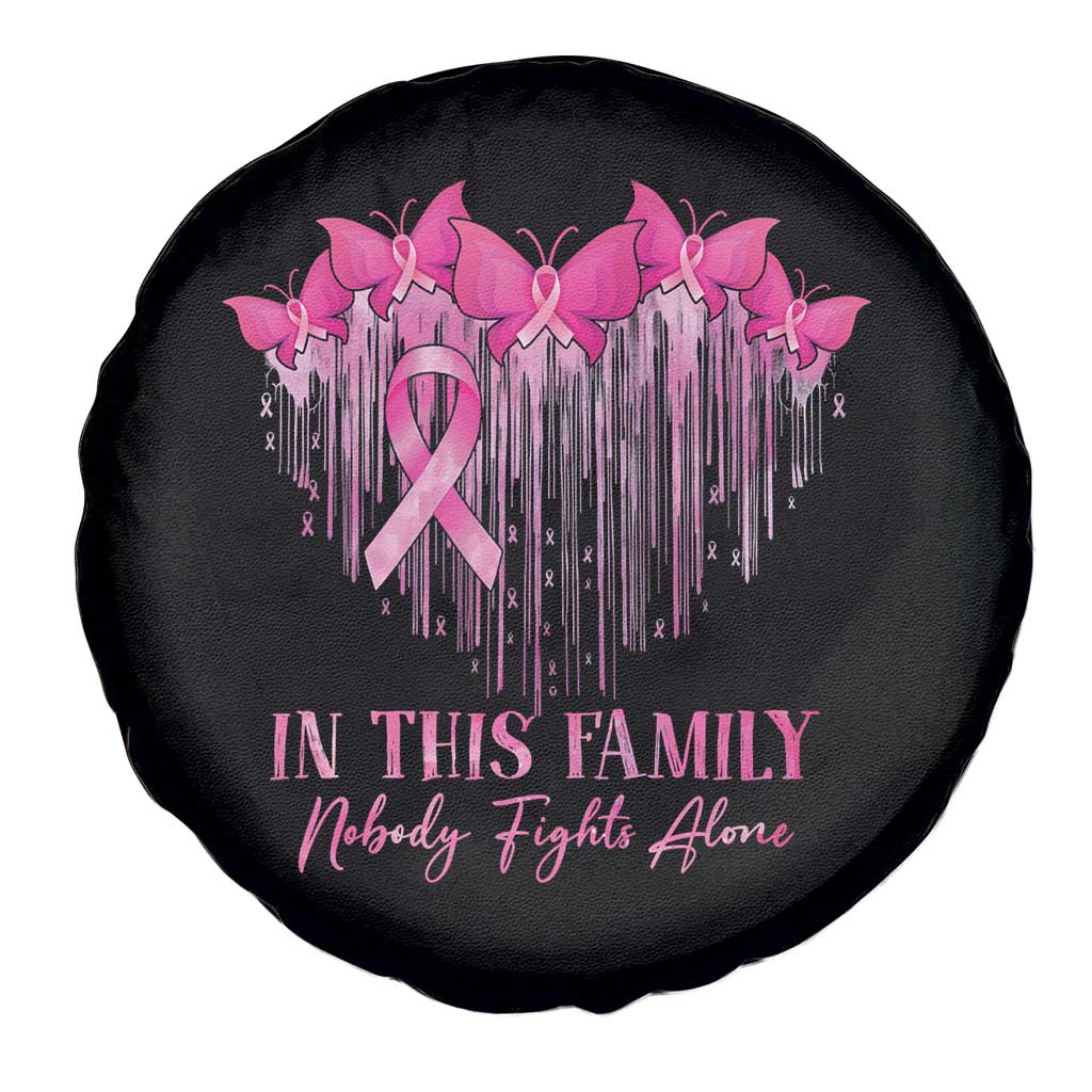 Breast Cancer Spare Tire Cover In This Family Nobody Fights Alone TS09 Print Your Wear