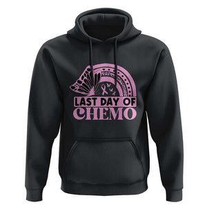 Breast Cancer Chemotherapy Hoodie Last Day Of Chemo Pink Ribbon TS09 Black Print Your Wear