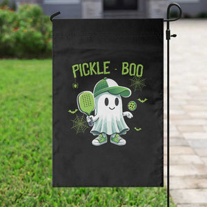 Halloween Pickleball Garden Flag Pickle Boo Cute Ghost TS09 Print Your Wear