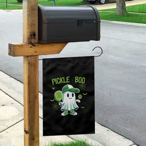 Halloween Pickleball Garden Flag Pickle Boo Cute Ghost TS09 Print Your Wear