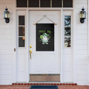 Halloween Pickleball Garden Flag Pickle Boo Cute Ghost TS09 Print Your Wear