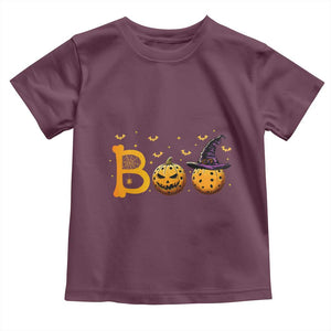 Halloween Pickleball Baby Shirt Boo Pickle Ball Witch Pumpkin TS09 Maroon Print Your Wear