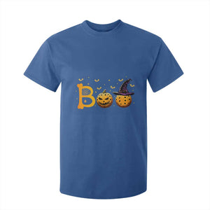 Halloween Pickleball T Shirt For Kid Boo Pickle Ball Witch Pumpkin TS09 Royal Blue Print Your Wear