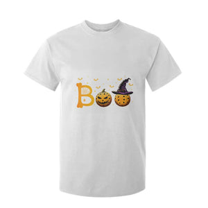 Halloween Pickleball T Shirt For Kid Boo Pickle Ball Witch Pumpkin TS09 White Print Your Wear
